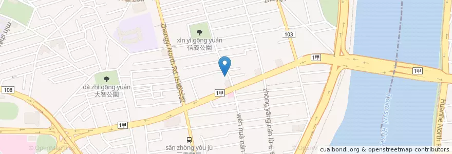 Mapa de ubicacion de Duke's Pizza en Taiwán, Nuevo Taipéi.