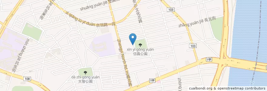Mapa de ubicacion de 三重老牌甜不辣專賣店 en Taiwán, Nuevo Taipéi.
