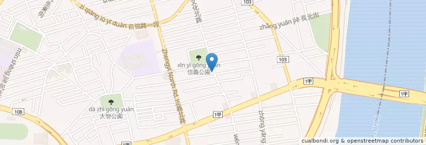 Mapa de ubicacion de 北港生炒羊肉 en Taiwan, Nuova Taipei.