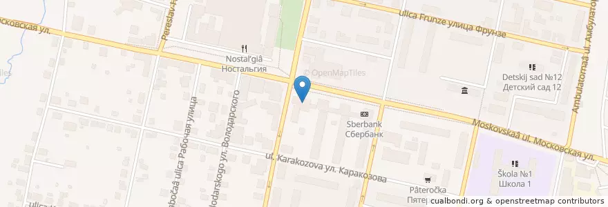 Mapa de ubicacion de МТК-2 en روسیه, Центральный Федеральный Округ, استان مسکو, Можайский Городской Округ.