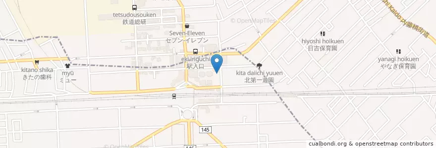 Mapa de ubicacion de タイムズ en ژاپن, 東京都, 国分寺市.