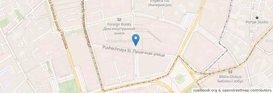 Mapa de ubicacion de KFC en Россия, Центральный Федеральный Округ, Москва, Центральный Административный Округ, Тверской Район.