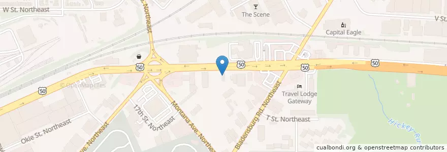 Mapa de ubicacion de Skylark Lounge en United States, Washington, D.C., Washington.