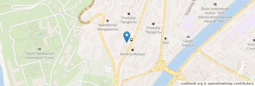 Mapa de ubicacion de ДаКо en 러시아, 남부연방관구, Краснодарский Край, Городской Округ Сочи.