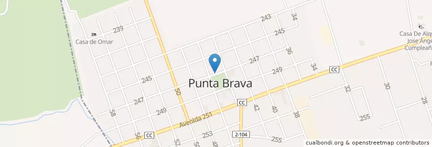 Mapa de ubicacion de La casa de mucho en کوبا, La Habana, Artemisa, La Lisa, Bauta.