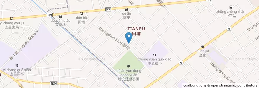 Mapa de ubicacion de 萬豆腐 en Tayvan, 臺灣省, Hualien, 花蓮市.