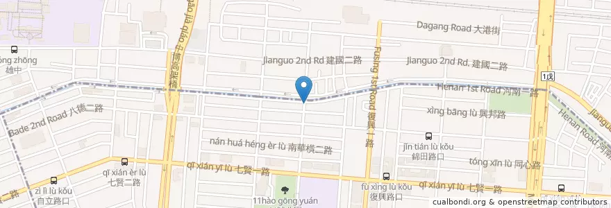 Mapa de ubicacion de 蘇素環神經科診所 en 台湾, 高雄市, 三民区.
