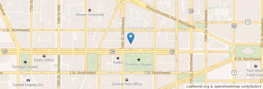 Mapa de ubicacion de The Sphinx Club en Amerika Birleşik Devletleri, Washington, Dc, Washington.