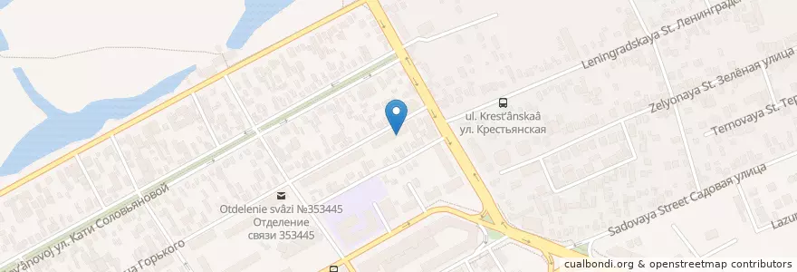 Mapa de ubicacion de Сбербанк en Russie, District Fédéral Du Sud, Kraï De Krasnodar, Городской Округ Анапа.