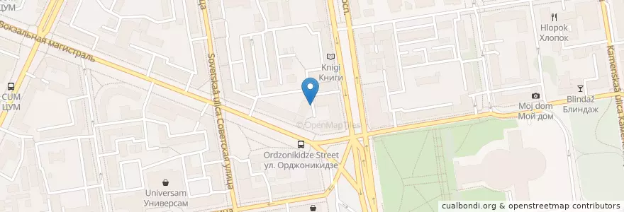 Mapa de ubicacion de Промсвязьбанк en Rusya Federasyonu, Сибирский Федеральный Округ, Novosibirsk Oblastı, Городской Округ Новосибирск.