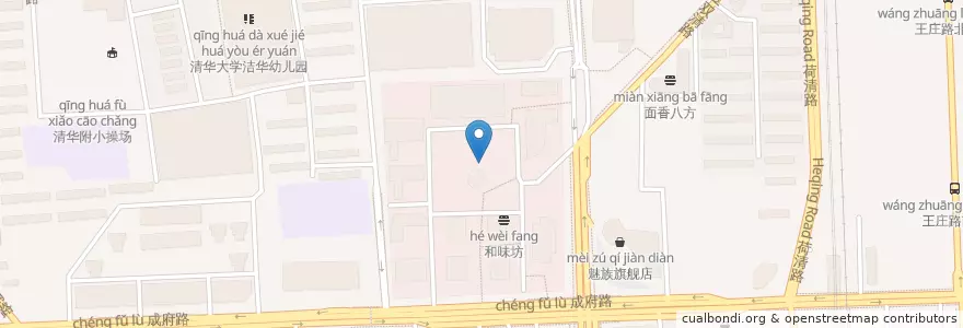 Mapa de ubicacion de 我的酒吧 en China, Beijing, Hebei, Haidian District.