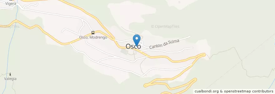 Mapa de ubicacion de Osteria Salzi en Schweiz/Suisse/Svizzera/Svizra, Ticino, Distretto Di Leventina, Circolo Di Faido, Faido.