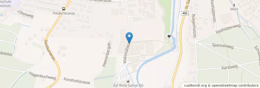 Mapa de ubicacion de Werk3 en Suisse, Thurgovie, Bezirk Frauenfeld, Frauenfeld.
