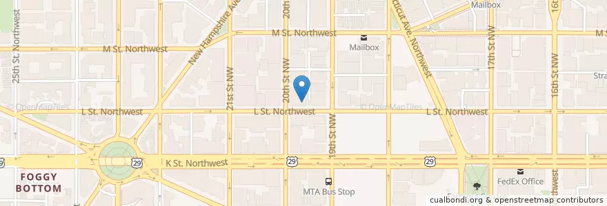 Mapa de ubicacion de Black Rooster Pub en Verenigde Staten, Washington D.C., Washington.