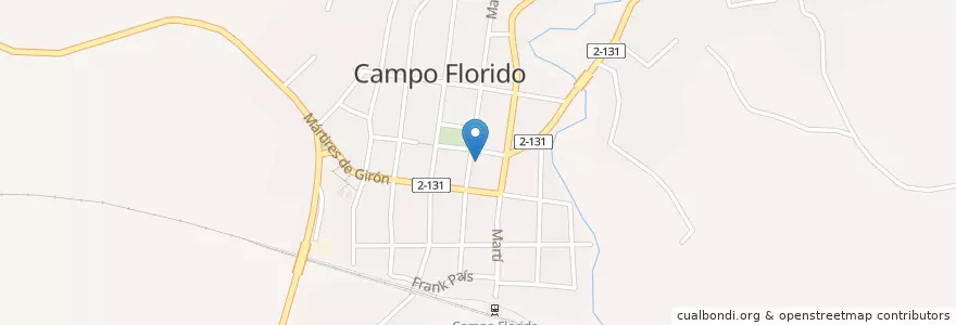 Mapa de ubicacion de Liceo de Campo Florido en Kuba, Havanna, Habana Del Este.