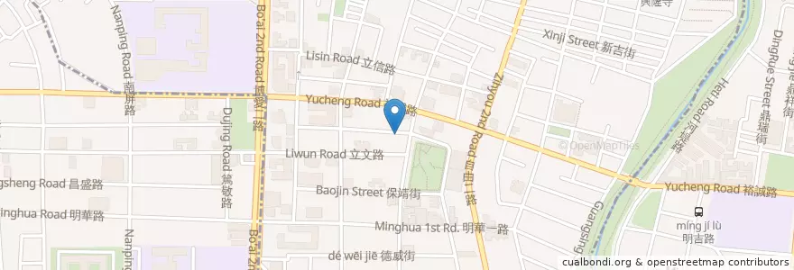 Mapa de ubicacion de 築間幸福鍋物 en Taiwán, Kaohsiung, 左營區.