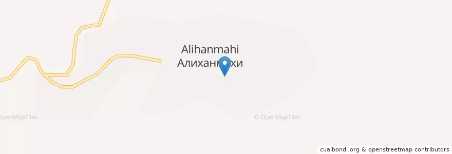 Mapa de ubicacion de Алиханмахинский сельсовет en Russland, Föderationskreis Nordkaukasus, Dagestan, Акушинский Район, Алиханмахинский Сельсовет.