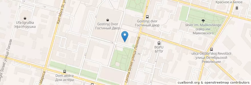 Mapa de ubicacion de Модульбанк en Rusland, Приволжский Федеральный Округ, Basjkirostan, Городской Округ Уфа.