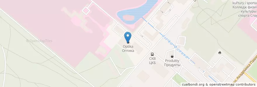 Mapa de ubicacion de Знахарь en Russia, Distretto Federale Centrale, Москва, Западный Административный Округ, Район Кунцево.
