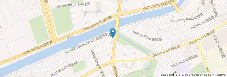 Mapa de ubicacion de 三代小館 en Taïwan, Kaohsiung, 楠梓區.