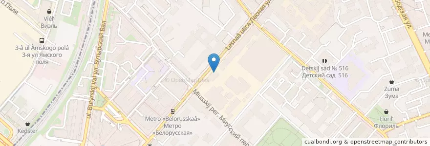 Mapa de ubicacion de SimpleWine&Kitchen en Russia, Distretto Federale Centrale, Москва, Центральный Административный Округ, Тверской Район.