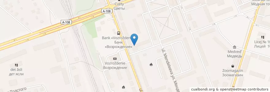 Mapa de ubicacion de 120/80 en 러시아, Центральный Федеральный Округ, Московская Область, Городской Округ Клин.