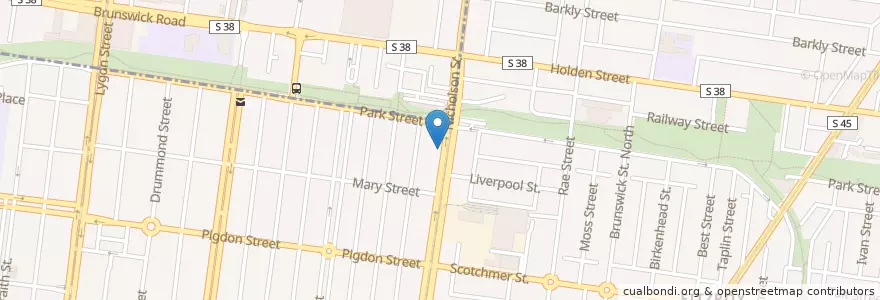 Mapa de ubicacion de Good Gnocchi en Australië, Victoria, City Of Yarra.