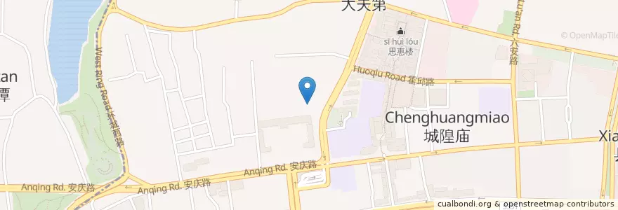 Mapa de ubicacion de 三孝口街道 en Chine, Anhui, Hefei, 庐阳区 (Luyang), 合肥市区, 三孝口街道.