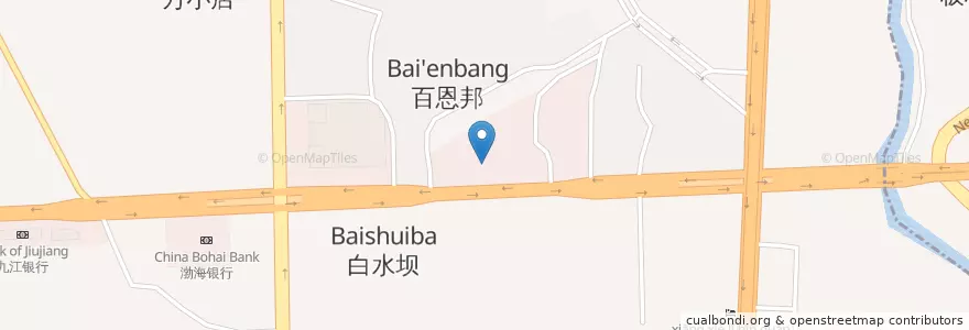 Mapa de ubicacion de 双岗街道 en چین, آن‌هوئی, هفئی, 庐阳区 (Luyang), 合肥市区, 双岗街道.