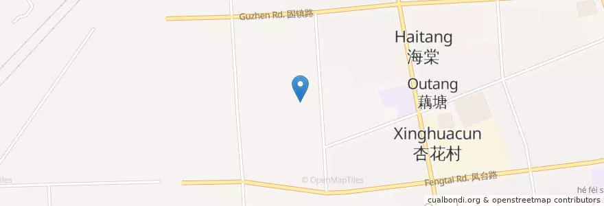 Mapa de ubicacion de 海棠街道 en چین, آن‌هوئی, هفئی, 庐阳区 (Luyang), 合肥市区, 海棠街道.