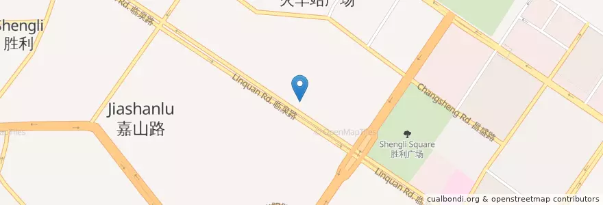 Mapa de ubicacion de 长淮街道 en Cina, Anhui, Hefei, 瑶海区 (Yaohai), 合肥市区, 长淮街道.