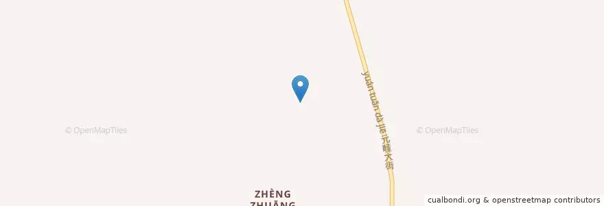 Mapa de ubicacion de 元疃镇 en الصين, آنهوي, خفي, 肥东县 (Feidong), 元疃镇.