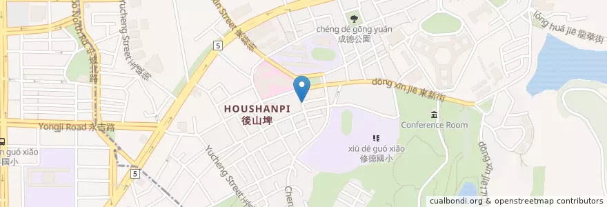 Mapa de ubicacion de 天百味素食 en Taiwan, 新北市, Taipé, 南港區.