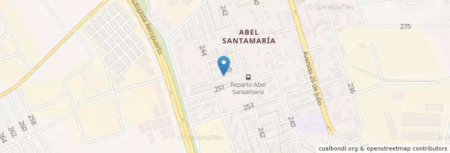 Mapa de ubicacion de SAF en Cuba, Havana, Boyeros.