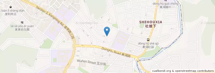 Mapa de ubicacion de 布諾手工窯烤披薩 en تایوان, 新北市, تایپه.