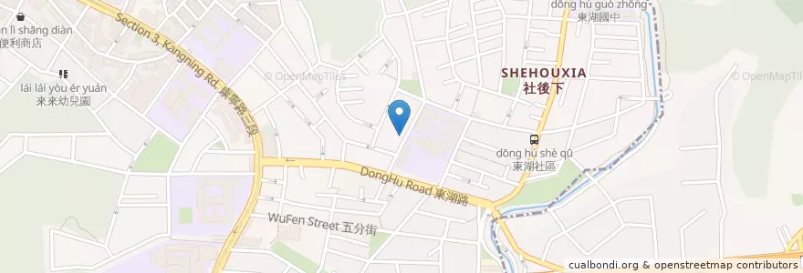 Mapa de ubicacion de 富康復健診所 en تايوان, تايبيه الجديدة, تايبيه.