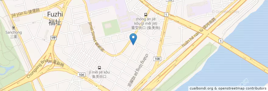 Mapa de ubicacion de 焗義坊 en Taïwan, Nouveau Taipei.