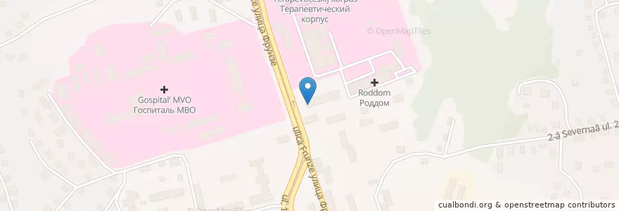 Mapa de ubicacion de Сбербанк en Russie, District Fédéral Central, Oblast De Smolensk, Смоленский Район, Городской Округ Смоленск.