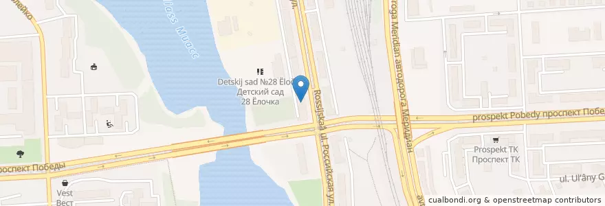 Mapa de ubicacion de Исток фарма en Rusia, Уральский Федеральный Округ, Wilayah Chelyabinsk, Челябинский Городской Округ.