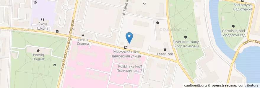 Mapa de ubicacion de Будь здоров! en Russland, Föderationskreis Nordwest, Oblast Leningrad, Sankt Petersburg, Колпинский Район, Колпино.