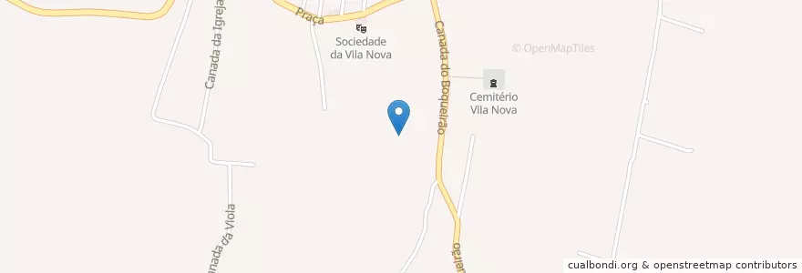Mapa de ubicacion de Vila Nova en Portugal, Azores, Terceira, Praia Da Vitória, Vila Nova.