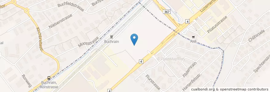 Mapa de ubicacion de Bachmann en 瑞士, Luzern.