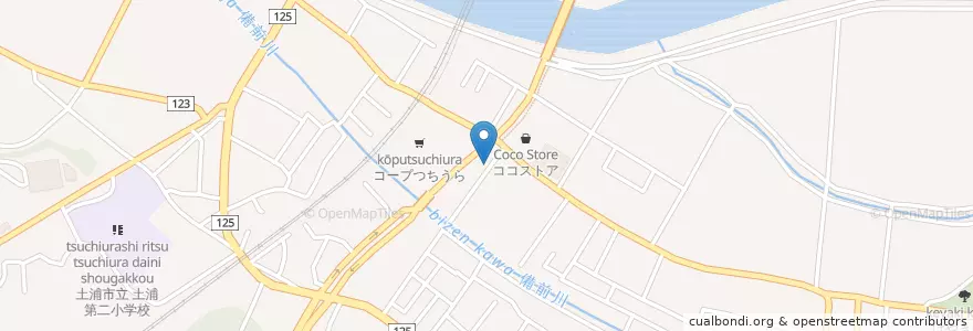 Mapa de ubicacion de ENEOS en 日本, 茨城県, 土浦市.