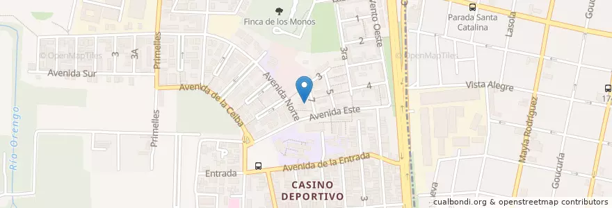Mapa de ubicacion de Rey espiritista en 쿠바, La Habana, Cerro.