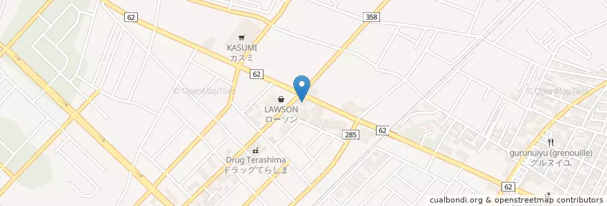 Mapa de ubicacion de 茨城県信用組合 en Jepun, 茨城県, 那珂郡, 東海村.