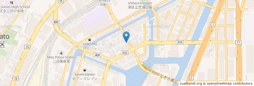 Mapa de ubicacion de ロッテリア en Jepun, 東京都, 港区.