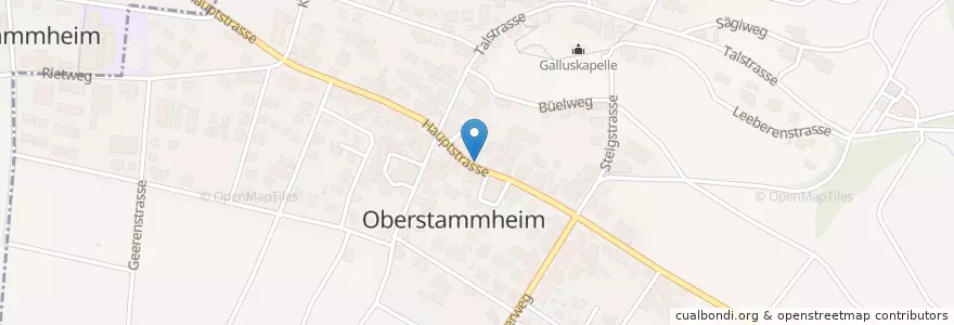 Mapa de ubicacion de Feuerwehr Stammertal - Depot Oberstammheim en 스위스, 취리히, Bezirk Andelfingen, Stammheim.