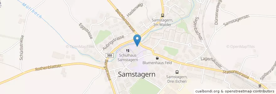 Mapa de ubicacion de Feuerwehr Richterswil - Depot Samstagern en Швейцария, Цюрих, Bezirk Horgen, Richterswil.