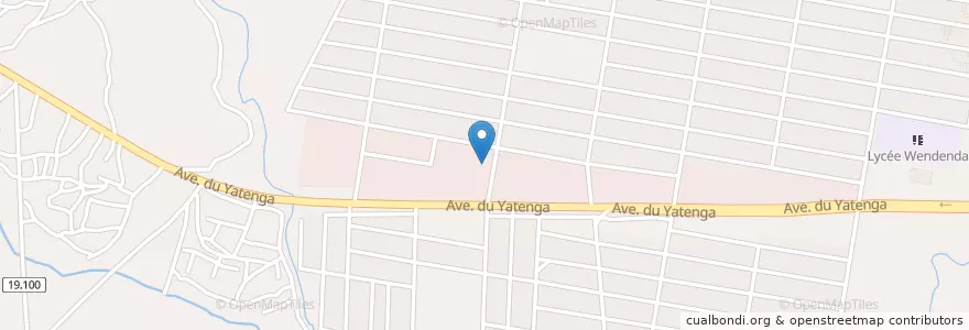 Mapa de ubicacion de Clinique ANAÏA en بوركينا فاسو, الأوسط, Kadiogo, واغادوغو.