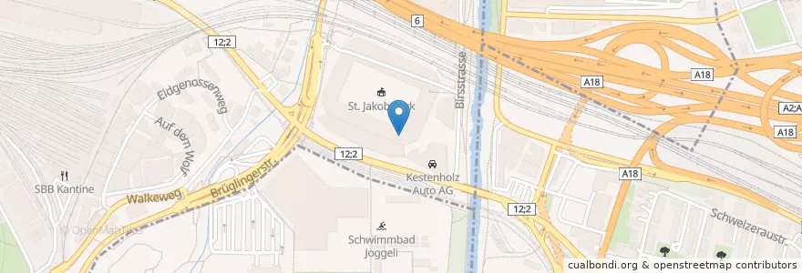 Mapa de ubicacion de Sun Store Apotheke en 瑞士, Basel-Landschaft, Basel-Stadt.